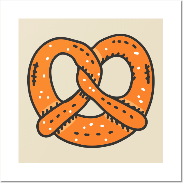 Pretzel heart Wall Art by UniqueDesignsCo